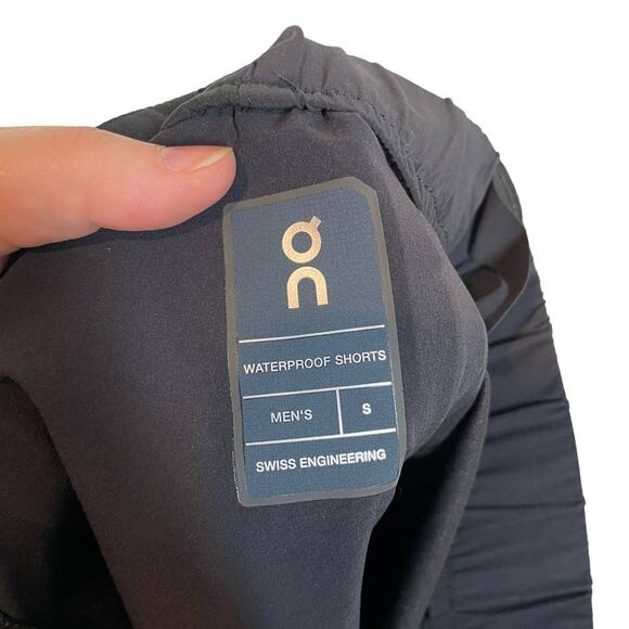 On Running Waterproof Shorts‎ Black Small MSRP $180 - Picture 7 of 13